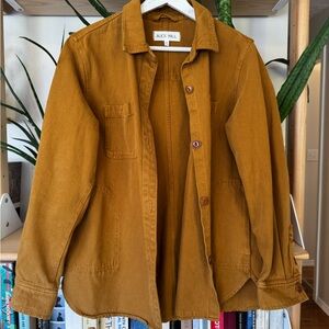 Alex Mill Hudson Shirt Jacket, mustard